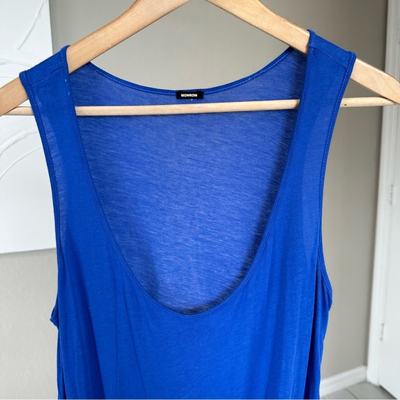 Monrow Drawstring Blue Romper - Picture 6 of 13
